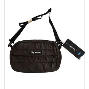 NWT Supreme Puffer Side Bag Black